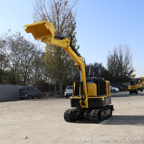 Nice Working Ride-on Mini Crawler Excavator Used For Concrete Pavement FWJ-900-15